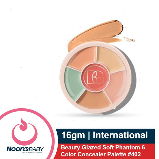 Beauty Glazed Soft Phantom 6 Color Concealer Palette Shade#401, 402