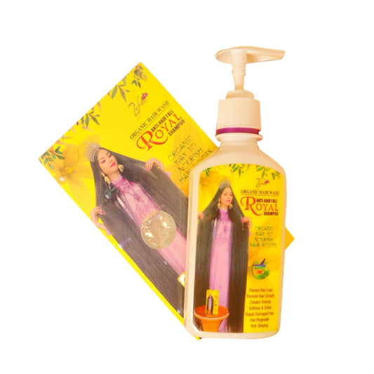 Zafran Anti-Hair Fall Royal Shampoo Organic Hair Wash 200ml