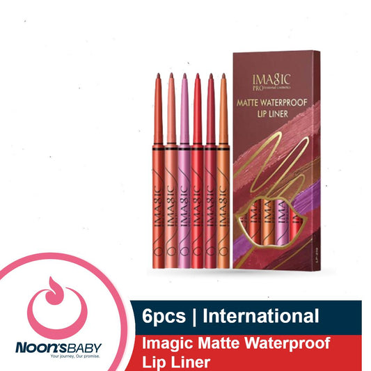 Imagic Matte Waterproof Lip Liner 6pcs
