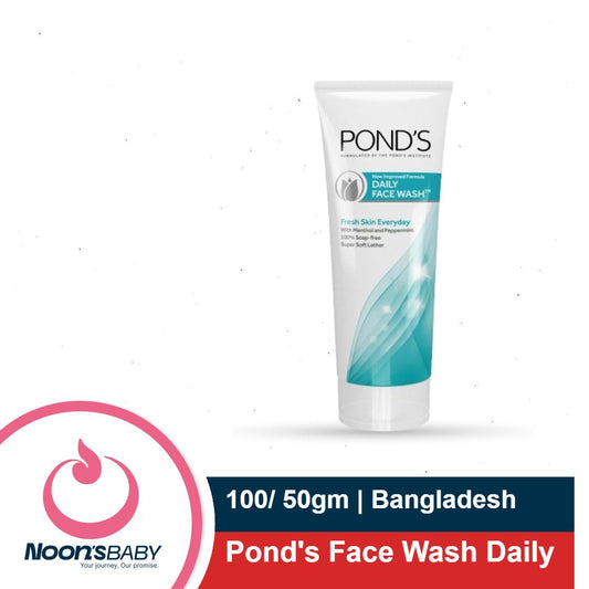 Pond's Face Wash Daily 100g/ 50g for Fresh Skin Everyday | Bangladesh
