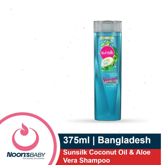 Sunsilk Coconut Oil & Aloe Vera Shampoo 375ml Volume | Bangladesh