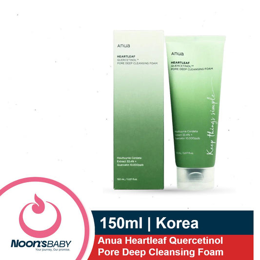 Anua Heartleaf Quercetinol Pore Deep Cleansing Foam 150ml | Korea