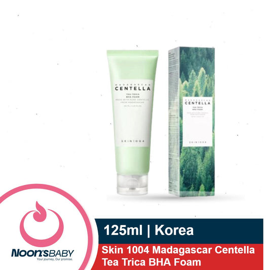 SKIN1004 Madagascar Centella Tea-Trica BHA Foam 125ml, Professional Cleansing Care and Relief to Acne-Prone Skin | Korea