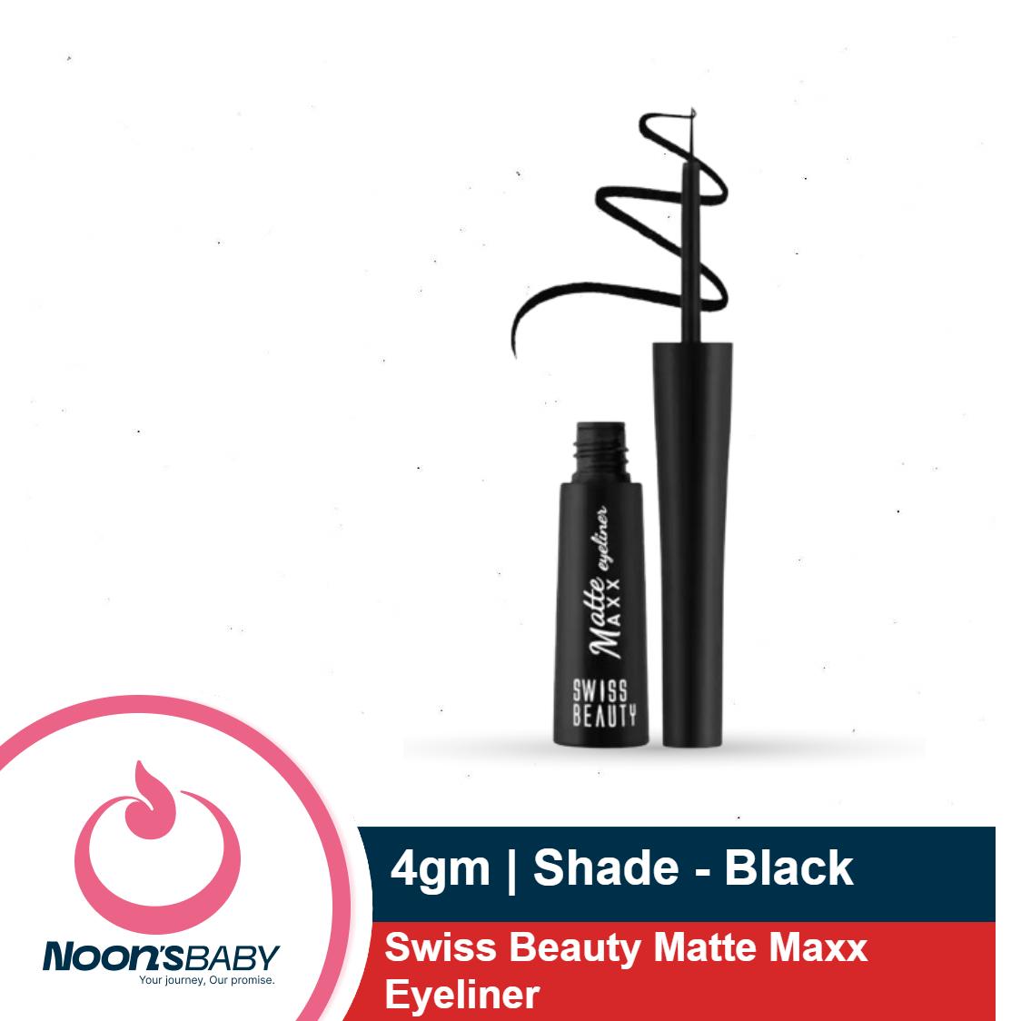 Swiss Beauty Matte Maxx Eyeliner 4gm Black