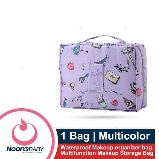 1pcs Multicolor Waterproof Makeup organizer bag Multifunction Makeup Storage Bag Outdoor Storage Bag Toiletries Cosmetic box Portable Female Travel Make Up Bag