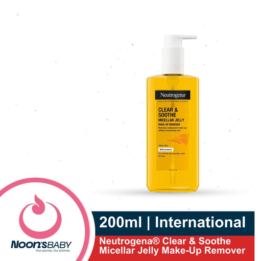 Neutrogena Clear & Soothe Micellar Jelly Make-Up Remover 200ml | Made in Greece