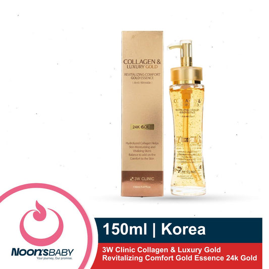 3W Clinic Collagen & Luxury Gold Revitalizing Comfort Gold Essence 24k Gold 150ml | Korea
