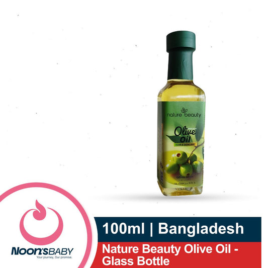 Nature Beauty Olive Oil 100ml Glass Bottle