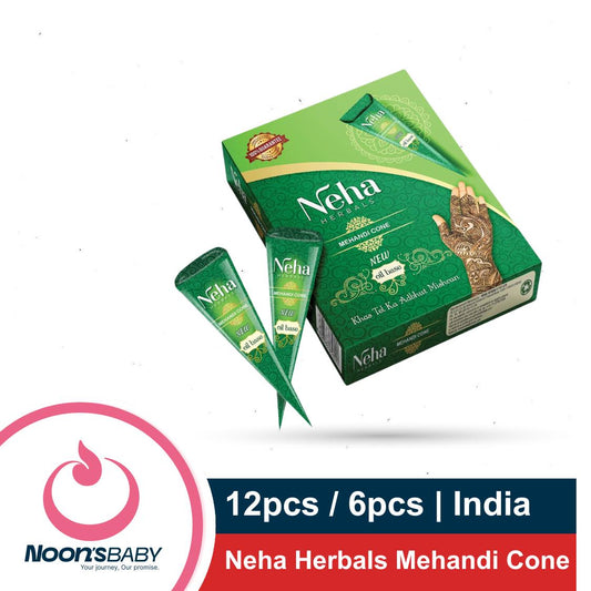 NEHA HERBALS MEHANDI CONE 12pcs / 6pcs | India
