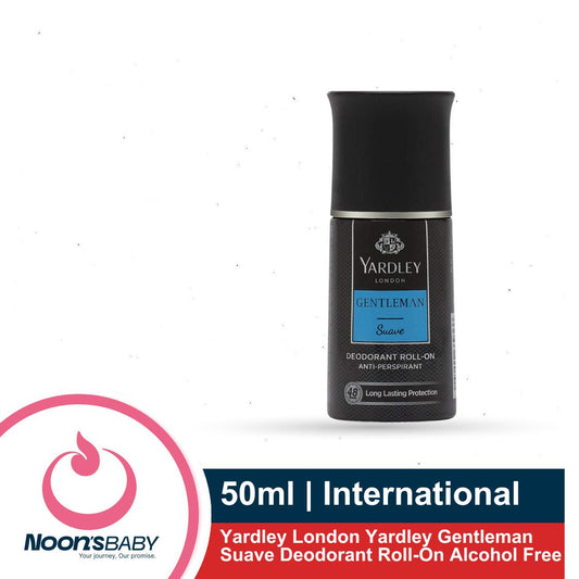 Yardley London Gentleman Suave Deodorant Roll-On for Men Alcohol Free 50ml
