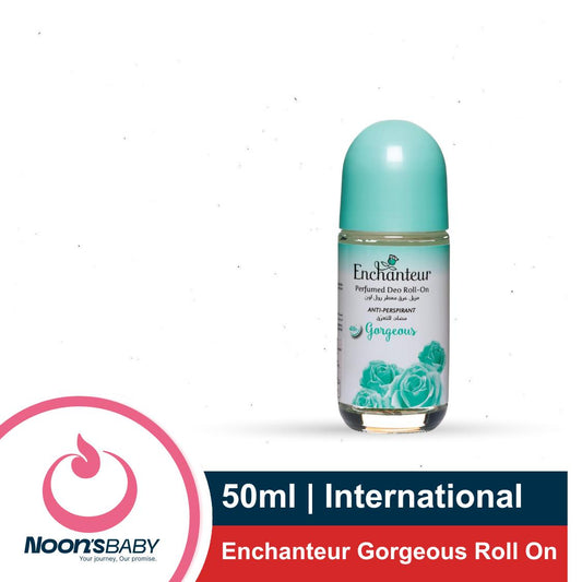 Enchanteur Gorgeous Anti-Perspirant Deodorant Roll-On For Women 50ml | 48-Hours Long Odour Protection| Soothing Floral French Fragrance| Quick Drying & Non-Sticky