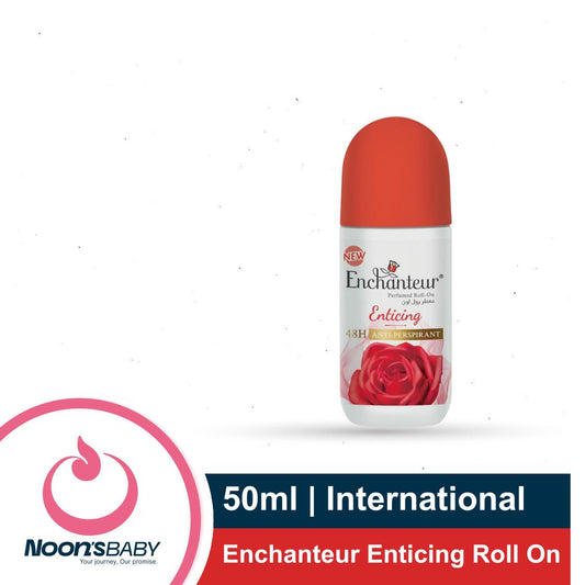 Enchanteur Enticing Anti-Perspirant Deodorant Roll-On For Women 50ml | 48-Hours Long Odour Protection| Soothing Floral French Fragrance| Quick Drying & Non-Sticky