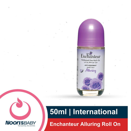 Enchanteur Alluring Anti-Perspirant Deodorant Roll-On For Women 50ml | 48-Hours Long Odour Protection| Soothing Floral French Fragrance| Quick Drying & Non-Sticky