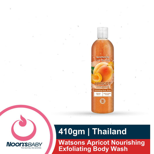 Watsons Apricot Nourishing Exfoliating Body Wash 410gm | Made in Thailand