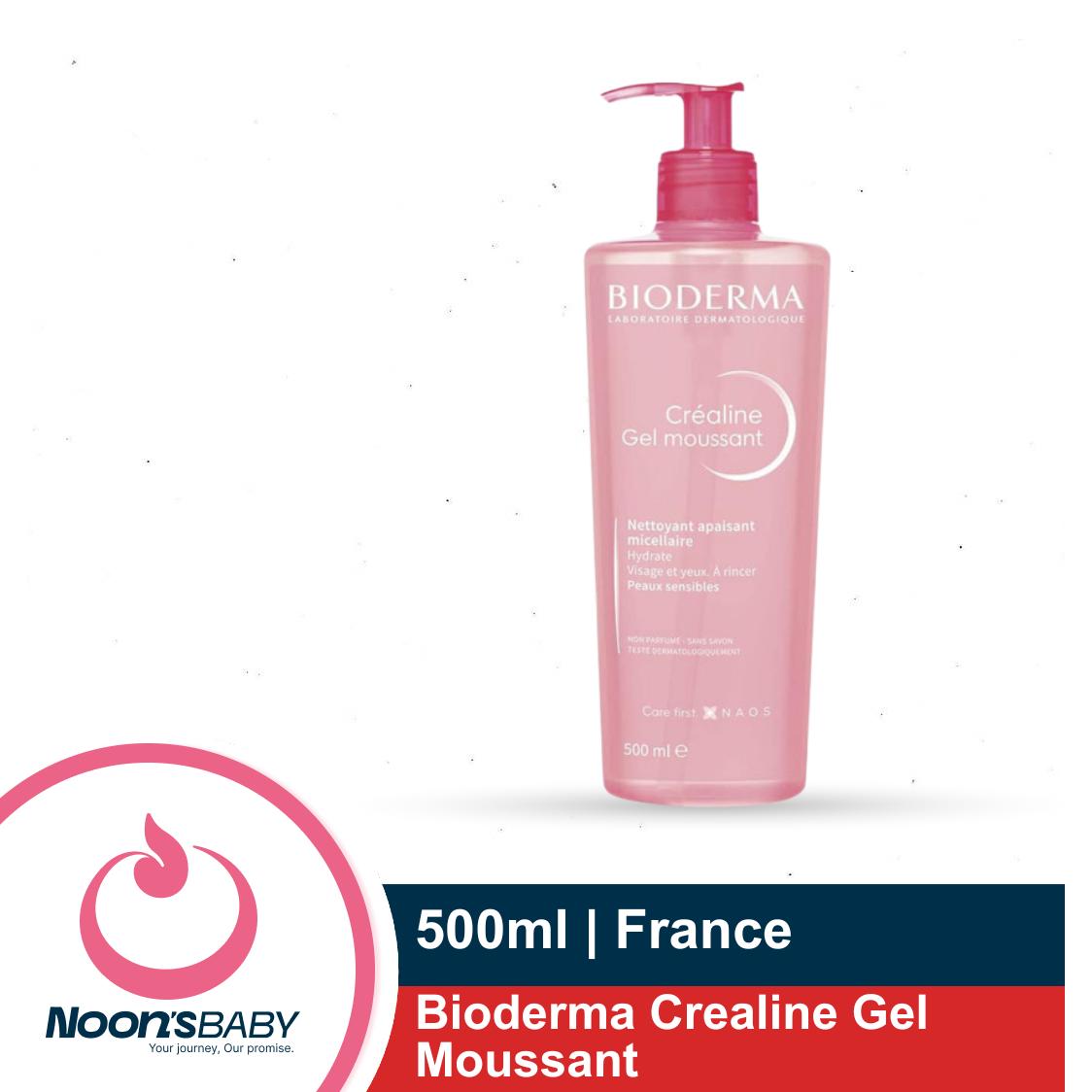 Bioderma Crealine Gel Moussant Foaming Gel 500ml | France