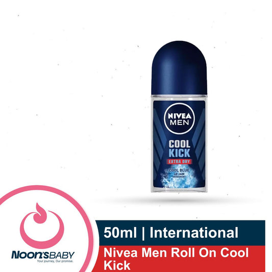 Nivea Men Roll On 50ml Cool Kick Extra Dry Cool Blue 48Hour Deodorant