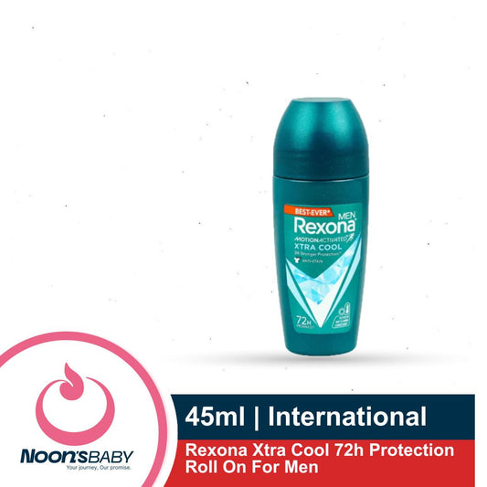 Rexona Xtra Cool 72h Protection Roll On ANTI-STAIN For Men 45ML
