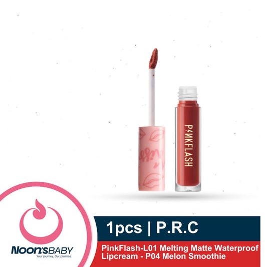 PinkFlash-L01 Melting Matte Waterproof Lipcream - P04 Melon Smoothie 3.25gm 1pcs