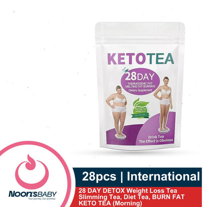 KETO TEA 28 DAY DETOX Weight Loss Tea Slimming Tea, Diet Tea, BURN FAT (Morning & Night)