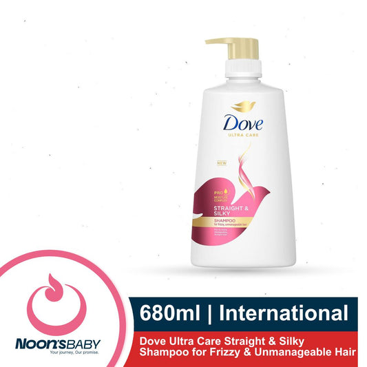 Dove Ultra Care Straight & Silky Shampoo for Frizzy & Unmanageable Hair 680ml