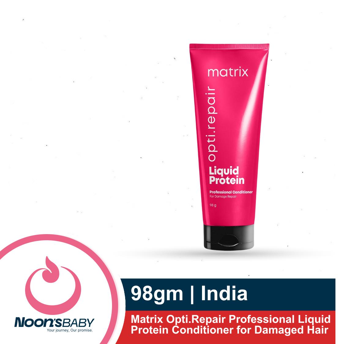 Matrix Opti.Repair Professional Liquid Protein Conditioner 98gm for Damaged Hair| Repairs Damage from 1st Use* | Reduced Split Ends, Breakage, Knotting