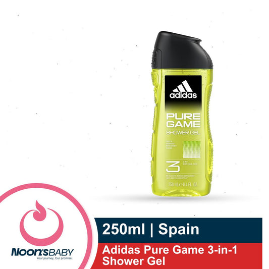 Adidas Pure Game 3-in-1 Shower Gel for Body, Hair and Face 250ml | Spain