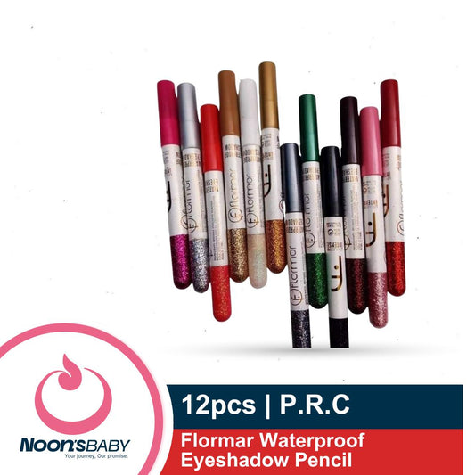 Flormar Waterproof Eyeshadow Pencil 12pcs Set