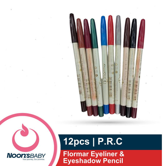 Flormar Eyeliner & Eyeshadow Pencil 12pcs Set