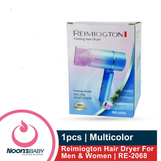 Reimiogton Hair Dryer For Men & Women | RE-2068 Travel Foldable Fashion Hair Dryer | Multicolor