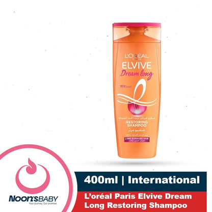 Loreal Paris Elvive Dream Long Restoring Shampoo 400ml/ 600ml (International)
