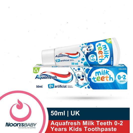 Aquafresh Milk Teeth 0-2 Years Kids Toothpaste 50ml Toddler Toothpaste for Infants, Gentle care for Milk Teeth | UK