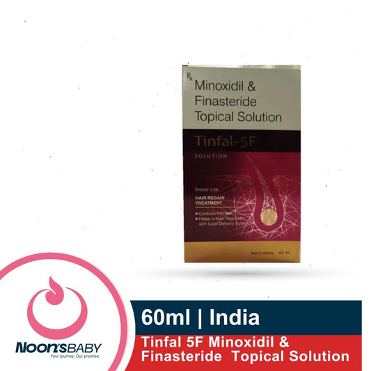 Tinfal 5F Minoxidil Solution with Finasteride Topical Solution 60ml