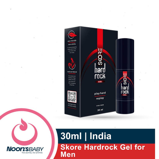 Skore Hardrock Gel for Men 30ml | Skin Friendly | Non-sticky | Natural blend for Men | India