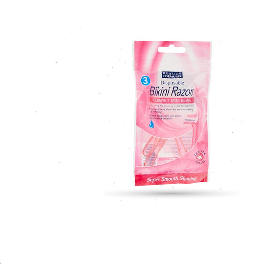 3pcs Razor Beauty Formulas Bikini Razors Compact Mini Blade
