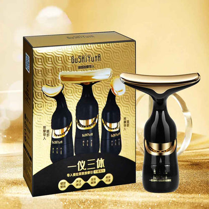 3 IN 1 EMS Face Lifting Massager Neck Firming Eye Massage Skin Fine Lines Beauty Tools Skin Lifting Tightening Device Skin Care Tool