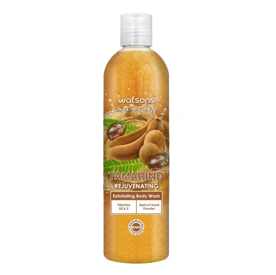 Watsons Tamarind Rejuvenating Exfoliating Body Wash 410gm | Made in Thailand