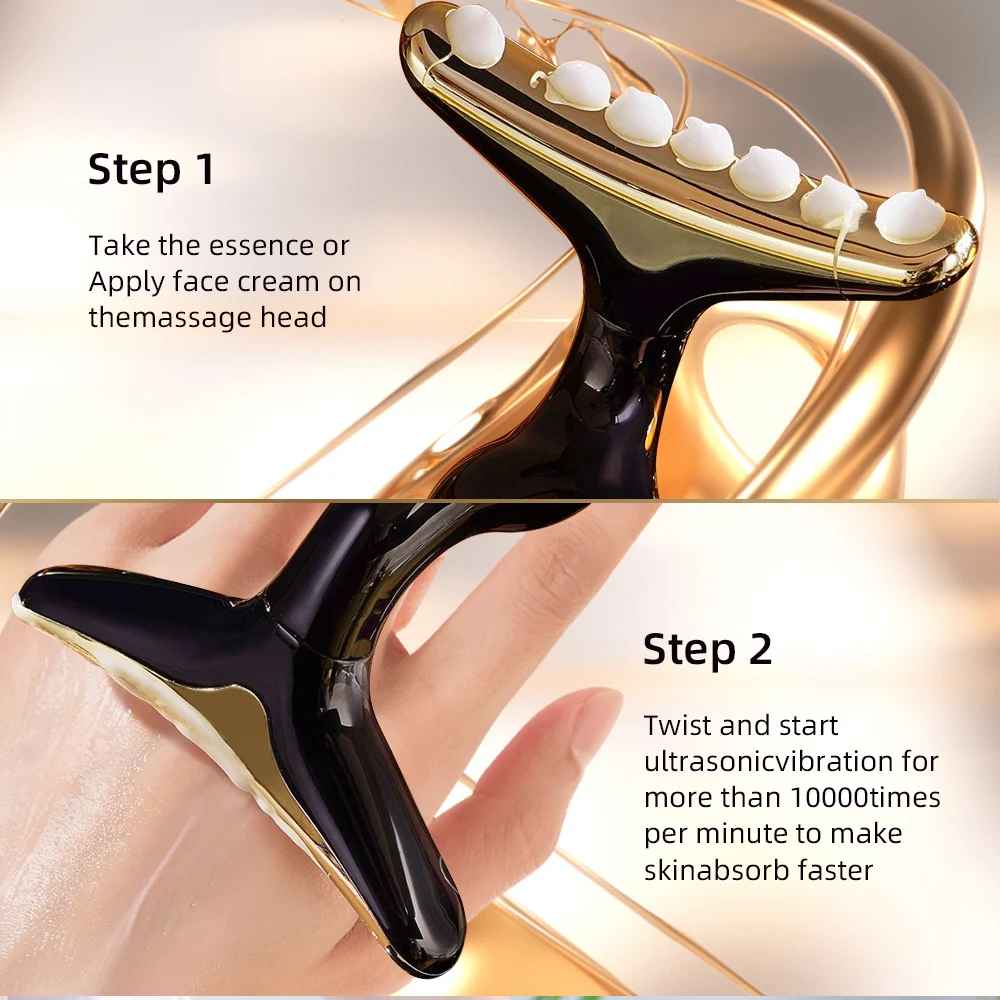3 IN 1 EMS Face Lifting Massager Neck Firming Eye Massage Skin Fine Lines Beauty Tools Skin Lifting Tightening Device Skin Care Tool