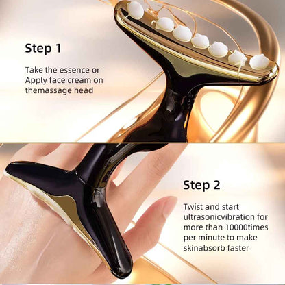 3 IN 1 EMS Face Lifting Massager Neck Firming Eye Massage Skin Fine Lines Beauty Tools Skin Lifting Tightening Device Skin Care Tool