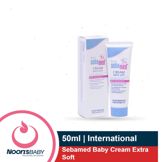 Sebamed Baby Cream Extra Soft 50ml |Ph 5.5| Panthenol and Jojoba Oil|Clinically tested| ECARF Approved | Germany