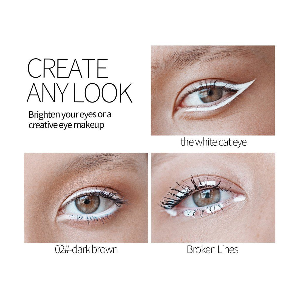 1pcs Beauty Glazed Soft Eyeliner Pencil White