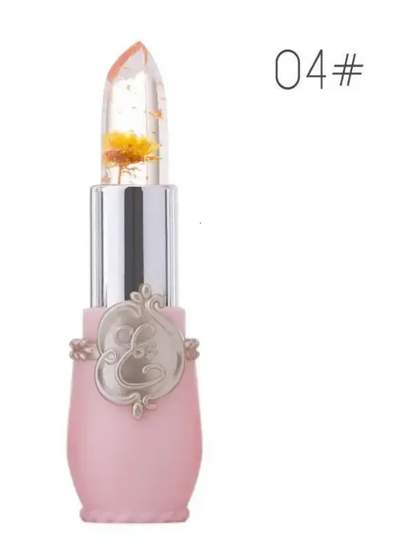 1pcs/ 6pcs emaymei Transparent Jelly Change Lipstick Waterproof Crystal Jelly Lipstick with Flower Inside | 3.8gm 6 Shades Available