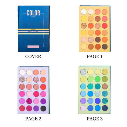 Beauty GLAZED Color Shades 72 Color Eye shadow Palate