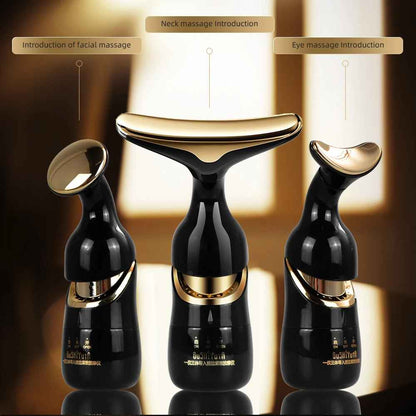 3 IN 1 EMS Face Lifting Massager Neck Firming Eye Massage Skin Fine Lines Beauty Tools Skin Lifting Tightening Device Skin Care Tool