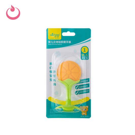 Baby Teether - Orange Design