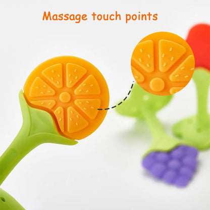 Baby Teether - Peach Design
