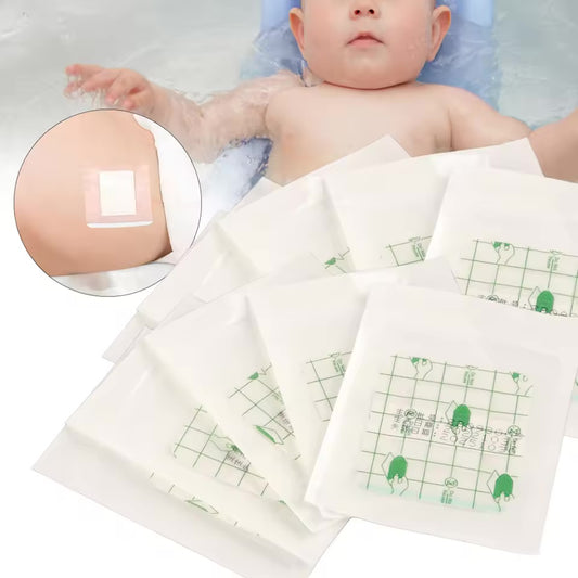 Baby 10 pcs Belly Protector Ultra Thin Wound Healing Stickers Swimming Soft Disposable Shower