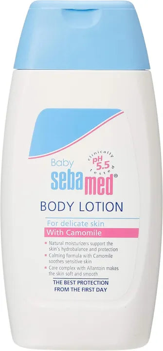 Sebamed Baby Body Lotion 400ml/ 200ml |Ph 5.5|Camomile & Allantoin| Dermatalogically tested| Sensitive skin