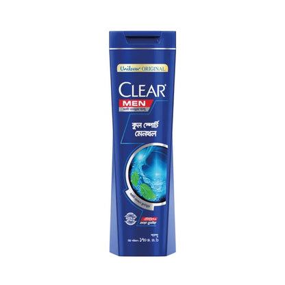 Clear Men Shampoo Cool Sport Menthol Anti Dandruff 450ml/ 330ml/ 170ml | Bangladesh