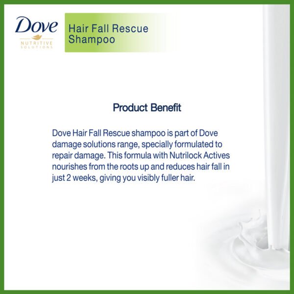 Dove Shampoo Hair fall Rescue Nourishing Shampoo 170ml / 330ml / 450ml/ 650ml | Bangladesh