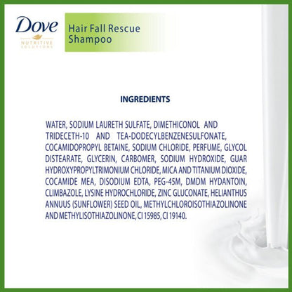Dove Shampoo Hair fall Rescue Nourishing Shampoo 170ml / 330ml / 450ml/ 650ml | Bangladesh